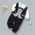 thumbnail image 1 of Birdeem College Style Fall Gentleman Style Romper British Indoor and Outdoor Jumpsuit, 1 of 1
