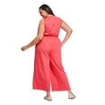 thumbnail image 3 of Lane Bryant Women's Plus Wide Leg Jumpsuit, 3 of 6