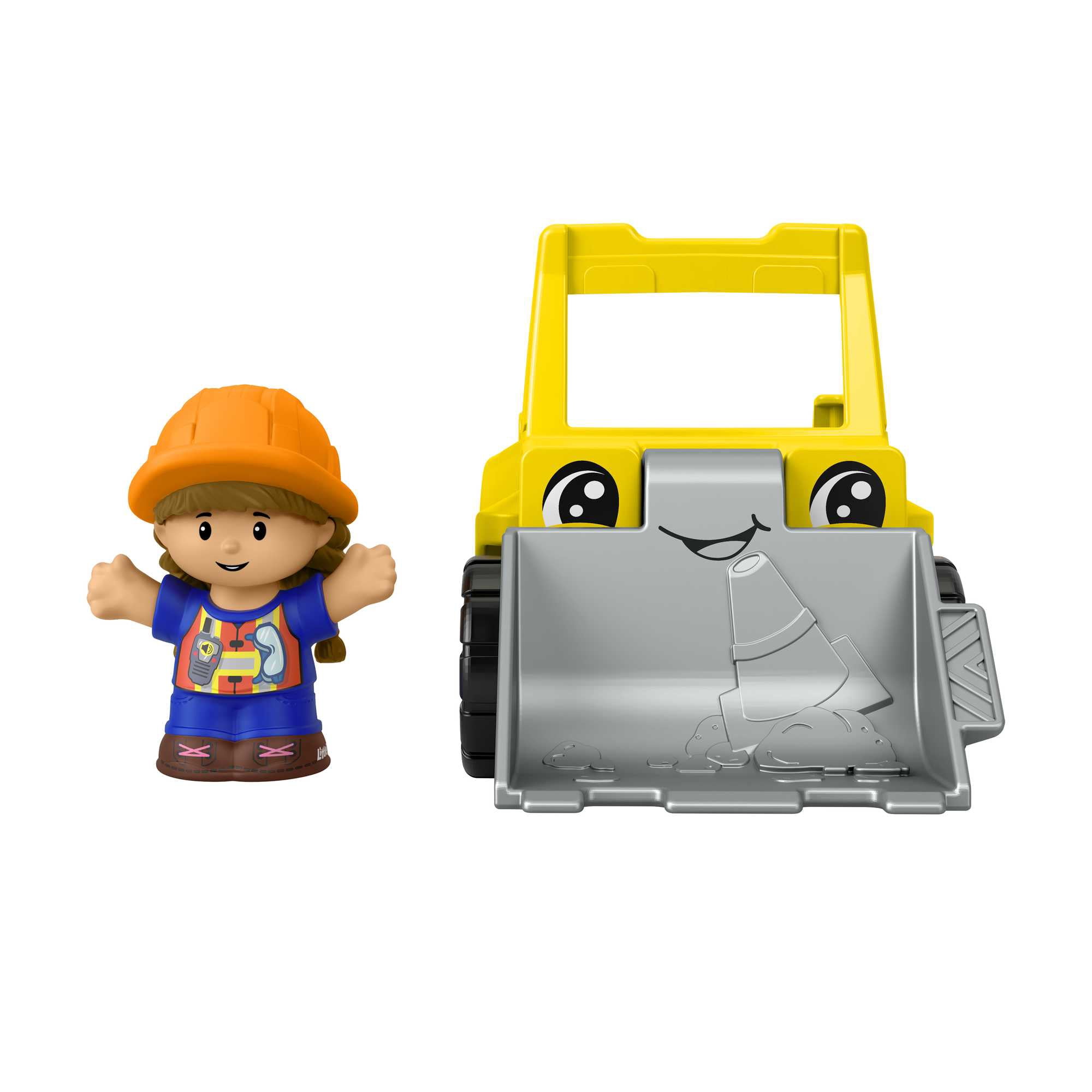 Fisher-Price Little People Bulldozer et figurine, 2 éléments
