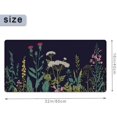 thumbnail image 4 of Large Mouse Pad 31.4 x 15.7inches 3mm XXL Extended Gaming Mouse Pad Mat with Non-Slip Base Stitched Mousepad for Computer,Office,Keyboard and Laptop-Wild Flowers，Waterproof Desk Mat, 4 of 5
