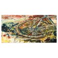 thumbnail image 2 of Mountain Bike Oil Painting - Abstract Canvas Artwork, 2 of 3