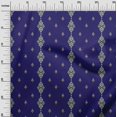 thumbnail image 2 of oneOone Coton Soie Tissu Rayé & Tissu Imprimé Ikat Tourbillon 1 Yard 42 Inch Wide, 2 of 4