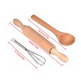 thumbnail image 4 of Kids Cooking And Baking Set - 11pcs Kitchen Costume Role Play Kits, Apron, Hat, 4 of 9