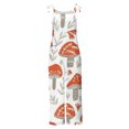thumbnail image 4 of LOVZFMLL Combinaison pour Femme, Imprimée d'Été Sans Manches, Dos Nu, Ample, Longue, Rouge, G, 4 of 5