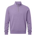 thumbnail image 4 of Migroa Essential Men's Quarter-Zip Sweatshirt -Solid Color Stand-Up Collar Design, Multiple Color Options, Premium Casual Wear Under $20, Purple 5Xl, 4 of 4