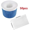 thumbnail image 1 of Above Ground Pool Pool Skimmer Filter Socks for Above Ground and Inground Pool Skimmer Basketnets Fine Mesh Screen Socks for Pool Skimmer Basket 10/30/50/80/100Pcs Pool Skimmer Net, 1 of 1
