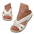 thumbnail image 2 of 2025 Women's slipper Women's Summer Bedroom Slippers Women Flower Openwork Slippers Outdoor Cow Slippers for Women Beach Slippers Rubber Slippers for Women Dinosaur Slippers for Women, 2 of 8