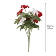 thumbnail image 3 of Fasiaou Artificial Flowers for Outdoors, UV Resistant Fake Realistic Flowers with Plastic Plants Spring Decor, Faux Silk Flowers for Outside Window Box Front Porch Planter Decor,E, 3 of 6