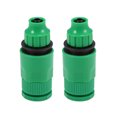 thumbnail image 1 of Unique Bargains Hose Tap Connector 1/2BSPP and 3/4BSPP Female Thread,Faucet Nozzle Fitting 8mm Inner Diameter Hose 2pcs, 1 of 4
