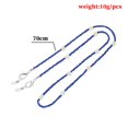 thumbnail image 2 of Daisy Sunglasses Lanyards Holder Chain Necklace Anti-Lost Strap，Blue, 2 of 4