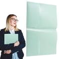thumbnail image 2 of ZTTD 1Pcs Plastic Folders with Pockets, Heavy Duty Pocket Folder, File Folders with Business Card Slot, 2-Pocket Folder, Aesthetic File Folder for Work & Office, Letter Size, 2 of 9
