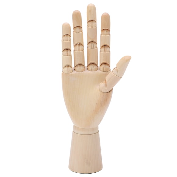 ANGGREK Hand Model, Chinese Cherry Wooden Hand For Photography Props For Decorate For Cartoon