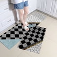 thumbnail image 4 of Fwttom Kitchen Mat, 2Pcs Kitchen Rugs, Cushioned Kitchen Mats for Floor, Non-Slip Standing Desk Mat, Waterproofing Kitchen Rug Set for Kitchen, Floor, Office, 4 of 8