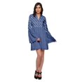 thumbnail image 2 of Moomaya Robe à Manches Longues Évasées pour Femmes, Décontractée, Imprimée, d'Été, Plissée, Kurta, 2 of 6