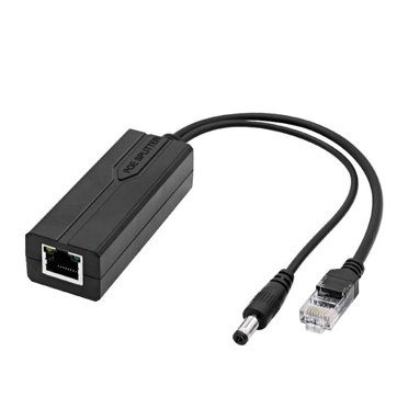 Adaptateur Séparateur Adaptatif Actif 48V à 5V, Injecteur Isolé, Port DC 5.5x2.1mm pour Caméra 100M