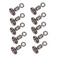 thumbnail image 4 of 10 Pcs Émerillons de Pêche à 3 Voies T Turn Baril en Laiton Triple Pivot Ligne Croisée Connecteurs de Pêche, 4 of 9