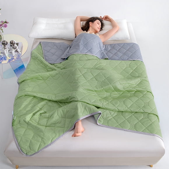 Blanket For Bed Soft Lightweight Summer Throw With Ice Silk Technology For Comfortable Sleep - Blankets For Living Room And Bedroom