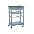 thumbnail image 1 of Royce Blue Kitchen Cart, 1 of 9