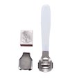 thumbnail image 1 of ziyahi Stainless Steel Foot Planer Feet Dead Skin File with Plastic Handle Pedicure Cleaning Tool, Type 1, 1 of 8