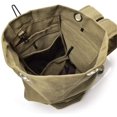thumbnail image 3 of Military Duffel Bag Top Load Double Strap Canvas Backpack Army Travel (upgrade khaki small), 3 of 6