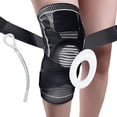 thumbnail image 3 of 20 Compression Knee Support Brace for Athletic Training Sports and Fitness Activities Unisex Design, 3 of 6