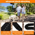 thumbnail image 4 of Rope Dog Leash 4 FT: Heavy Duty Leashes with Swivel Lockable Hook Reflective Threads Bungee and Padded Handle - Dog Lead for Large Small Medium Dogs Outside Walking Hiking Orange, 4 of 7