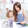 thumbnail image 2 of TopLLC Trousse de Géométrie de Rentrée Scolaire, Ensemble de Fournitures pour Élèves de 7 Pcs avec Boîte de Rangement Incassable Incluant Règle, Rapporteur, Gomme, Laisse, Crayons pour le Dessin, 2 of 9