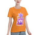 thumbnail image 2 of T-Shirt Basique à Manches Courtes pour Femmes Super Saiyan, 2 of 6