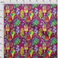 thumbnail image 4 of oneOone Viscose Chiffon Magenta Fabric Texture Sewing Craft Projects Fabric Prints By Yard 42 Inch Wide-5S, 4 of 5