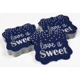 thumbnail image 4 of Inkdotpot Real Silver Foil Love Is Sweet Wedding Tags Favor Bracket Shape Hang Pack Of 100 Paper Tags, 4 of 6