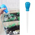 thumbnail image 2 of Trayknick Multifunctional Home Fish Tank Mini Water Changer Gravel Cleaning Dropper Feeder Blue, 2 of 6