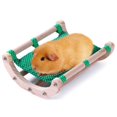 thumbnail image 1 of Hamster Bed Rocking Wood: Detachable Small Animal Bed Guinea Pig Bed for Cage, 1 of 4
