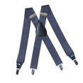 thumbnail image 3 of Men's Suspenders Elastic Straps Solid Heavy Duty 4 Clips Adjustable Unisex Denim, 3 of 7