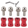 thumbnail image 2 of Car Accessories, Wheel Hub Adaptor, Professional Red Hub Hex Adaptor, For  Hsp Redcat Remote Control Crawler For 5Mm Hexes Hubs, 2 of 8