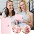 thumbnail image 2 of Sentmoon Womens Purse Purse for Women A6 Commemorative Banknote Storage Book Cash Saving Book Coin Clipper Money Album Large Capacity Accounting Book, 2 of 6