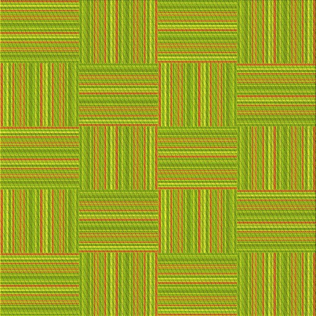 Ahgly Tapis d'Intérieur Lavable en Machine Carré Transitionnel Jaune Foncé Vert, 4 Pieds Carré