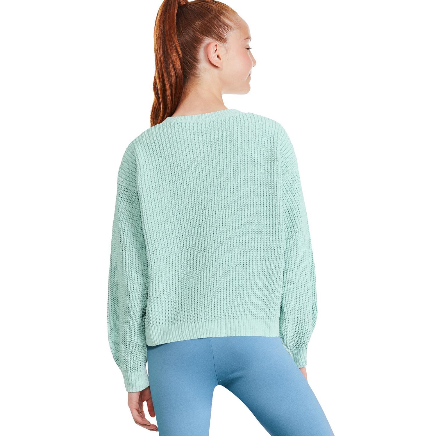 George Girls' Crew-Neck Chenille Pullover