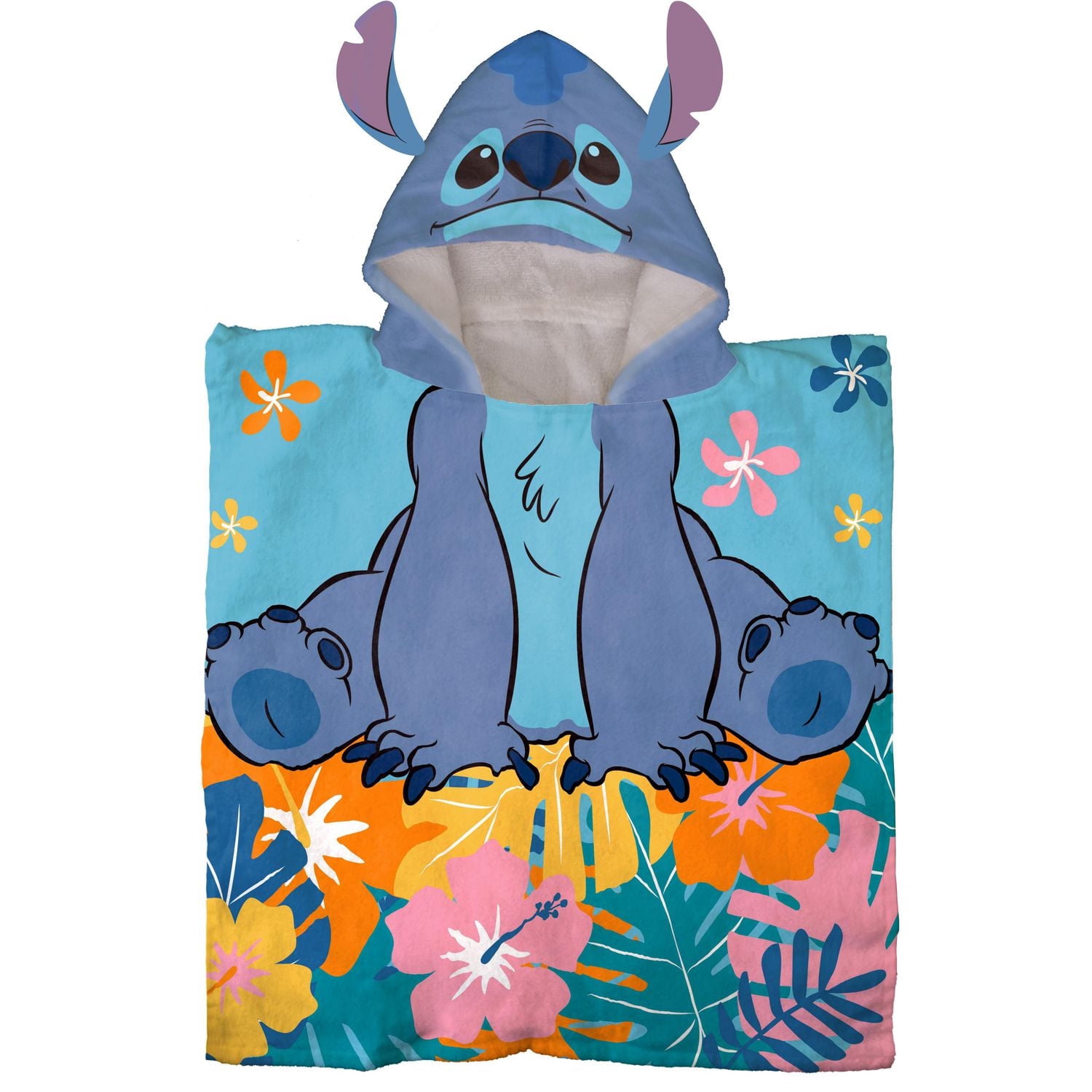 Serviette à Capuche Lilo & Stitch, 100 % Coton