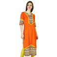 thumbnail image 1 of Phagun Kurta Indienne en Coton Rayonne pour Femmes Kurti Haut Tunique Décontracté, 1 of 6