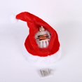 thumbnail image 3 of Musical Dance Christmas Santa Fur Hat Singing Dancing Moving Electric Patchwork, 3 of 3