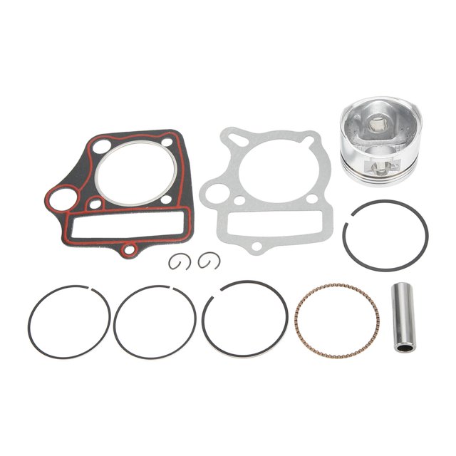 Engine Piston Rebuild Kit, Piston Rings Gasket Set Universal 52.4mm Bore For 110cc 125cc ATV Dirt Pit Bike Go Kart