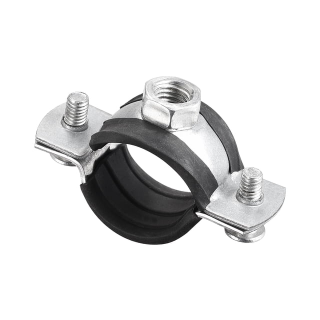 Unique Bargains Wall Ceiling Mount Iron 1' (25mm) Adjustable Pipe Bracket Clamp 5 Pack