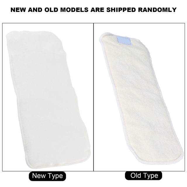 4 Layers Bamboo Fiber Adult Incontinence Cloth Nappy Liner Diaper Insert Pad, Super Soft and Absorbent for Sensitive Bladders, Washable and Reusable Perfect with Diaper Pants