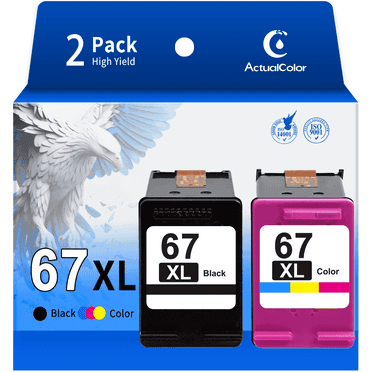 67XL 67 XL Ink Compatible for HP 67 Ink Printer Cartridges for Envy 6000 6055e DeskJet 2700 2752e 2755e 2742e 4155e Printer Ink