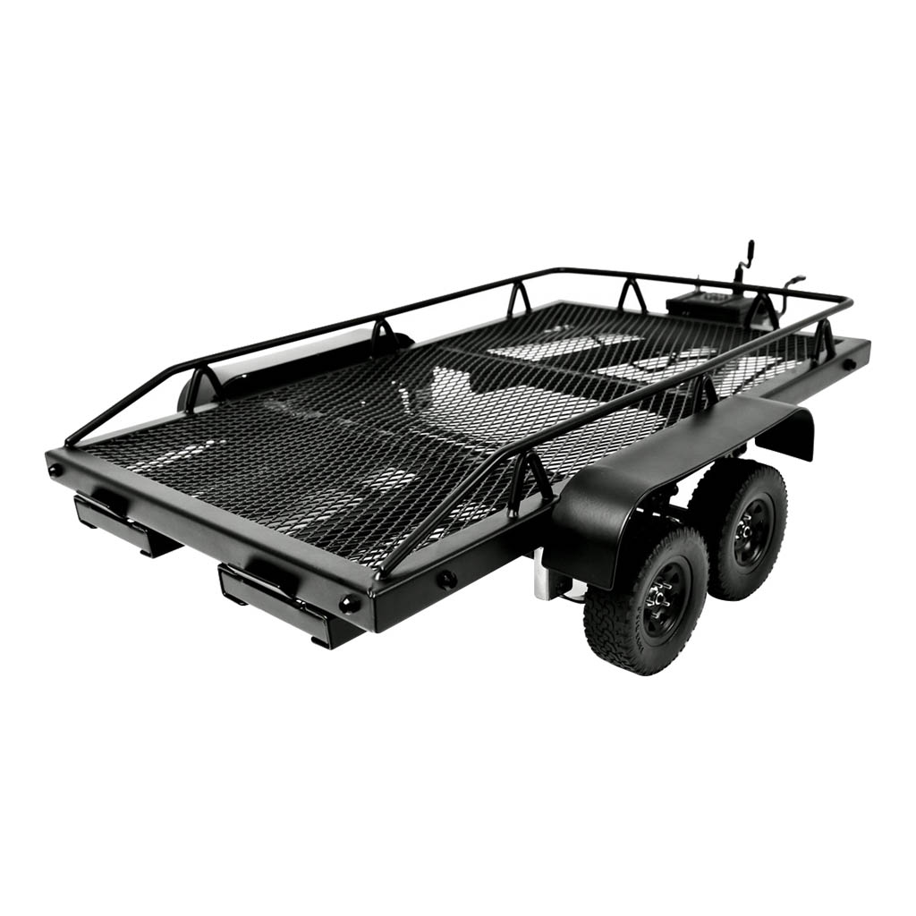 Heavy Duty Metal Trailer Car DIY Part for 1/10 Scale RC Rock Crawler Accessories