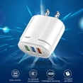 thumbnail image 3 of WIFKLSIIPG Tête de Charge USB à 3 Ports Tête de Charge à Agencement de Couleurs Macaron Tête de Charge USB Portable, 3 of 4