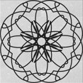 thumbnail image 1 of Ahgly Company Tapis d'Intérieur Lavable en Machine Carré Gris Fumé, 6 Pieds Carré, 1 of 7