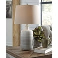 thumbnail image 2 of Ashley Furniture Signature Design - Marnina Ceramic Table Lamp - Set of Two - Taupe, 2 of 2