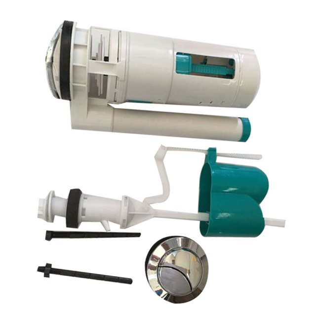 Universal All in One Repair Kit, 20cm Toilet Replacement Flush Valves Fill Valve with Push Button Water Saving Toilet Repair Kit