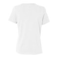thumbnail image 3 of BELLA+CANVAS 6400 - T-Shirt en Jersey à Manches Courtes Décontracté, P, Blanc, 3 of 3